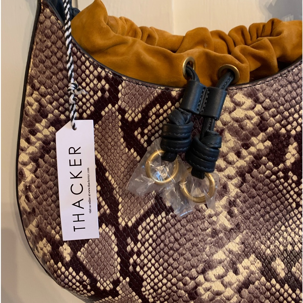 Faux snake print Bag
